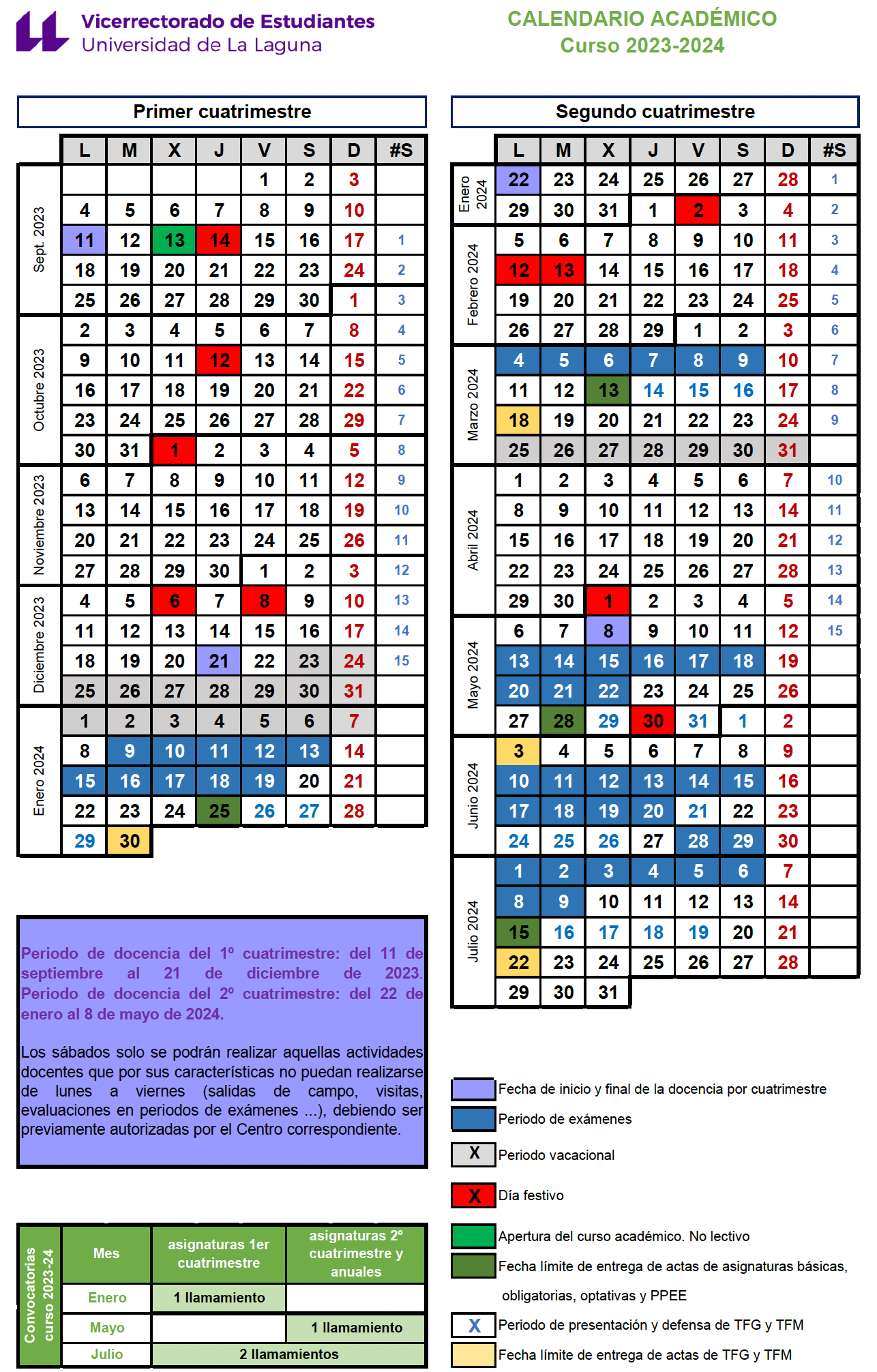 Calendario Académico